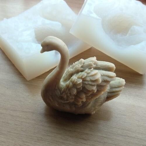 Big Size Swan Silicone Mold, Chocolate Candy Mold, Silicone Soap Mold, Cake Decoration Kitchen AccessoriesSQ17172