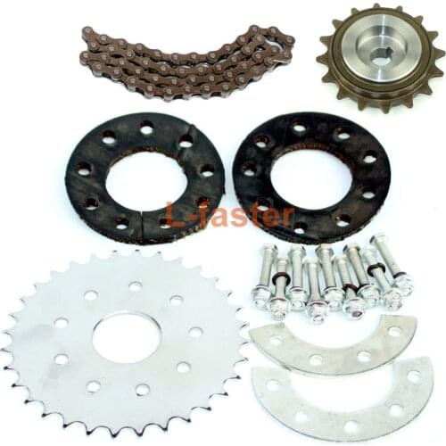 Bicycle Spoke Chain Wheel Bike Rear Wheel 32T Sprocket For Our Left Drive Motor Kit 16T Freewheel With Adapter For Motor MY1016Z