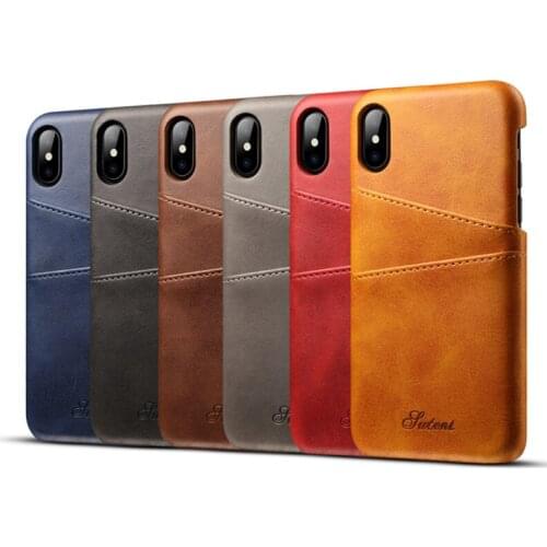 Luxury Phone Case with Card Slot , High Quality Phone Cover For iPhone X XS XR 11Pro PU Leather Case