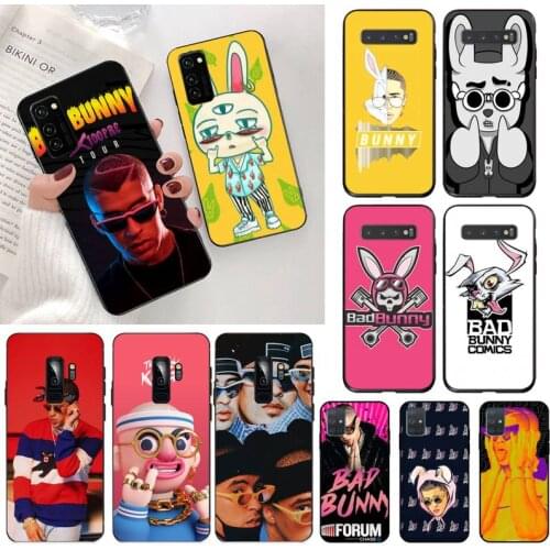 HUAGETOP Bad Bunny artist Coque Shell Phone Case for Samsung S20 plus Ultra S6 S7 edge S8 S9 plus S10 5G lite 2020