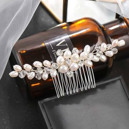 Luxury Handmade Rhinestone Bridal Hair Comb Insert Comb Wedding Accessories Hair Pin Fashion Women Headdress Headband XH