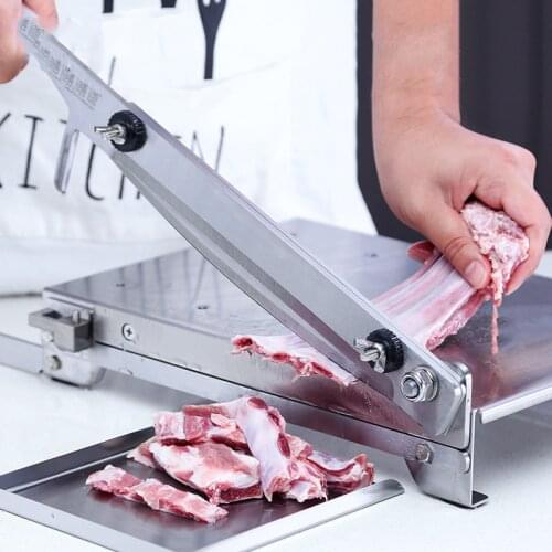 Bone Cutter Multi-function Meat Cutter Commercial Chicken and Duck Meat Slicer Adjustable Thickness