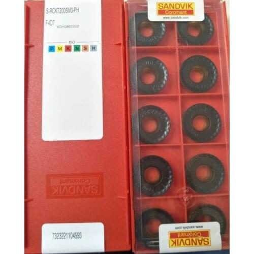 ORIGINAL 10PCS CARBIDE INSERT RCKT 2006MO-PH F4D7