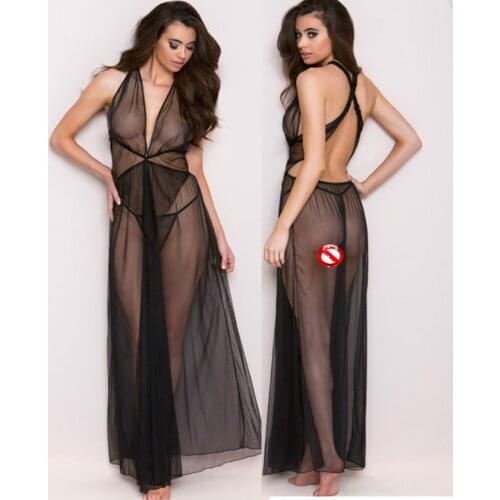 Sexy Lingerie Robe Dress Women Porno Lingerie Sexy Hot Erotic Underwear G-String Plus Size Nightwear Exotic Adult Apparel