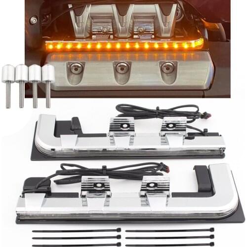 Motorcycle LED Turn signal light& Running light Engine Lighting Panels For Honda Gold Wing GL1800 Tour DCT Airbag 2018-2020
