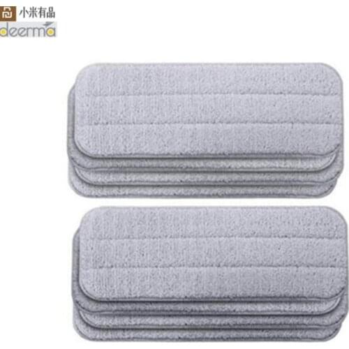 2PCS Replace Mop Cloth Rags for Deerma Water Spray Mop 360 Rotating Cleaning Cloth Head Wooden Carbon Fiber from Youpin xiaomi
