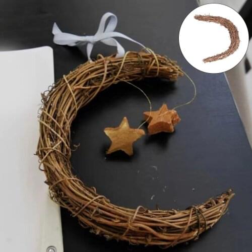 Wreath DIY Rattan Branch Garland Frame Door Decors Wreaths Craft Crafting
