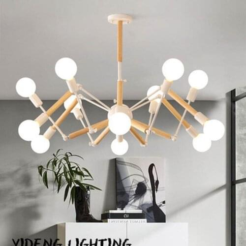 Vintage Modern LED Chandelier Spider Lustre E27 Livingroom Lighting For Kitchen Restaurant Chandeliers Fixture Lights LED