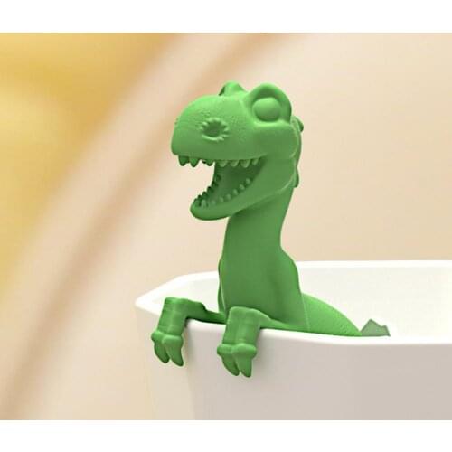 Hatched Dinosaur Silicone Tea Infuser Leaf Strainer Filter Diffuse Drink Tool Tea Strainers Useful Tea Spoon Filter Kitchen Tool