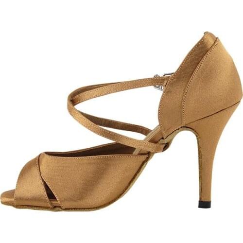 Evkoodance Women Salsa Ballroom shoes Ladies Latin Dance Shoes High Heeled Latin Salsa Ballroom Tango Party Club Dancing Shoes