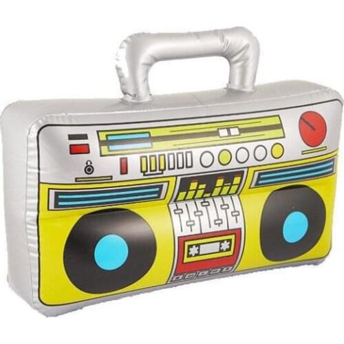 1Pcs Kids Classic Radio Recorder Toys Balloons For Home Musical Party Decoration PVC Inflatable Balloon