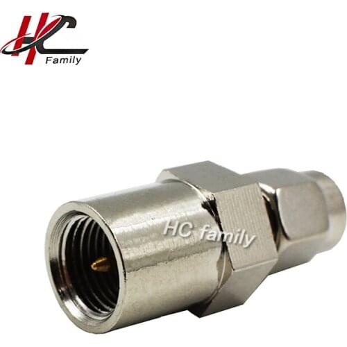 1pc RF connector FME male Plug to SMA male Plug straight adapter