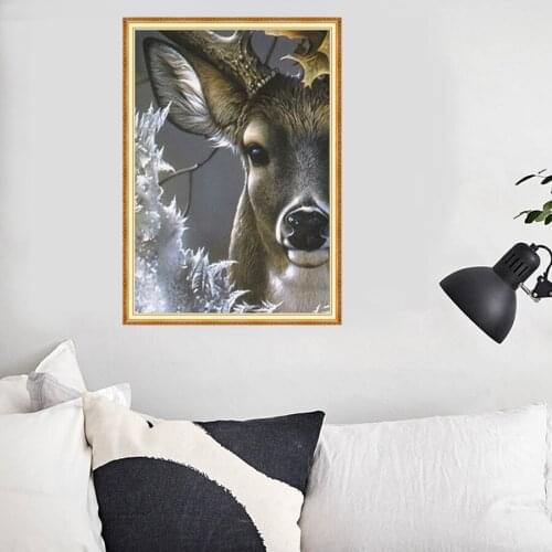 100% Full 5D Diy Daimond Paintings Deer 3D Diamond Painting Round Rhinestones Cartoon zebra Full Drill Embroidery Animal
