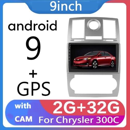 Car Radio 2Din Android 9.1 Autoradio Multimedia Player Auto audio for Chrysler Aspen 300C 2004 2005 2006 2007 -2011GPS wifi BT