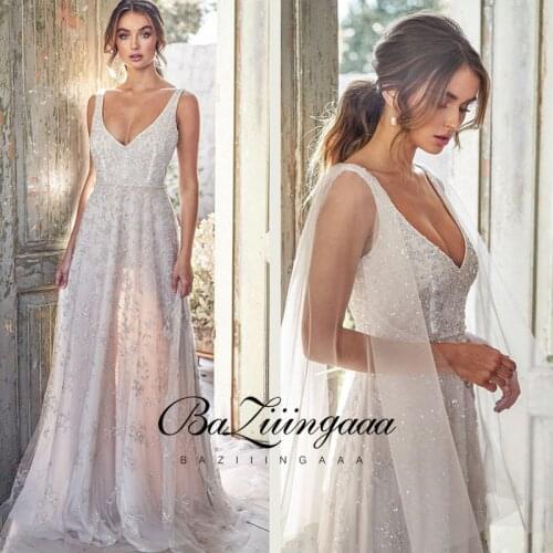 BAZIIINGAAA Luxury Woman Cocktail Dress Beaded Sequins Long Elegant Night Cocktail Party Formal Dresses for Wedding Plus Size