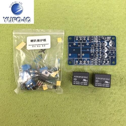 Free Ship 1PCS Speaker Speaker Fender Parts with Double Relay Amplifier Board with Startup Delay and DC Protection