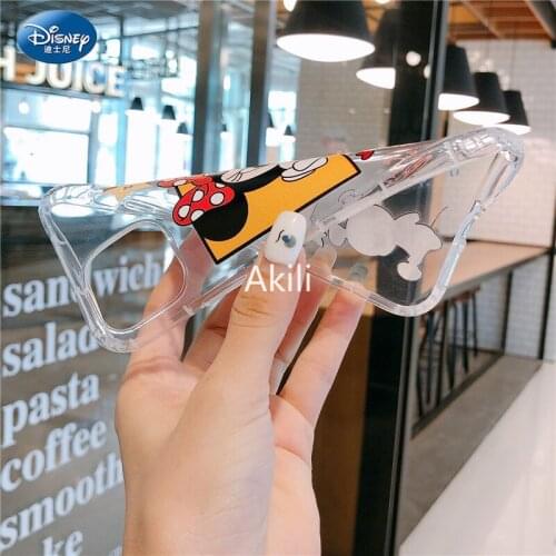 DISNEY 2021 Mickey Case for IPhone 11 12 Pro Xs Max iPhone SE 2020 6 6S 7 8 Plus Cute Phone Case 360 Full Cover