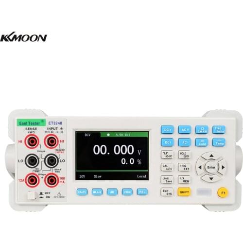 KKMOON ET3240 Automatic 22000 Counts Digital Multimeter with 3.5 Inch TFT Large Screen High Accuracy Desktop Multimeter Tester