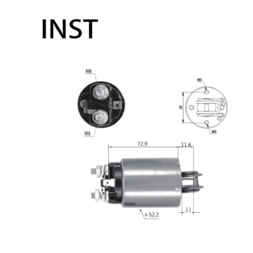ELECTROMAGNETIC SWTICH SOLENOID FOR 12V 4.5KW 2114-57504 2114-87004 2114-97004 2114-97503 1784 211457001 211457504 211487004