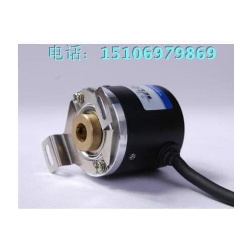 Hollow Shaft Photoelectric Rotary Encoder ZKP3808 1024 Pulse 1024 Line ABZ Three Phase 5-24V