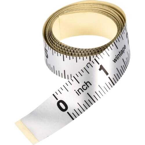 Uxcell 2pcs Adhesive Backed Tape Measure 40 Inch Measuring Tool for Tailor Sewing Handcraft Body Measurements and more