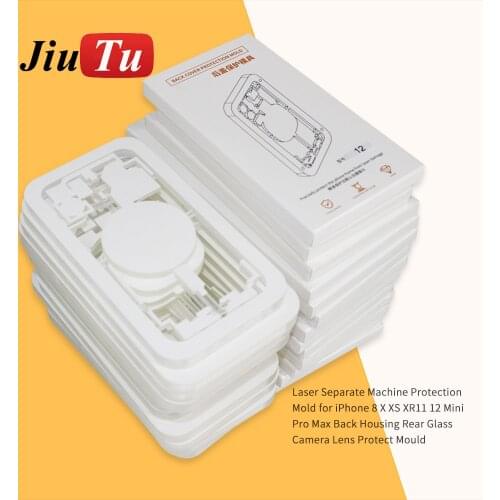 Laser Separate Machine Protection Mold For iPhone XS XR11Plus 12 Mini Pro Max Back Housing Rear Glass Camera Lens Protect Mould