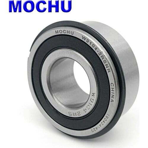 MOCHU W9104-2RSNR W9104-2RS 19.05X42X17.462 Single Row Deep Groove Ball Bearing With Groove And Snap Ring