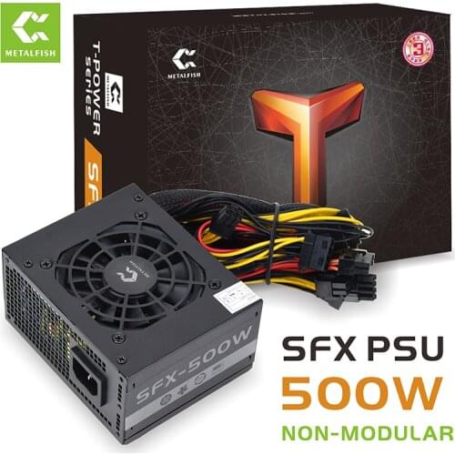METALFISH SFX-500W NON-MODULAR SFX Power-Supply For Computer Mini PC / HTPC