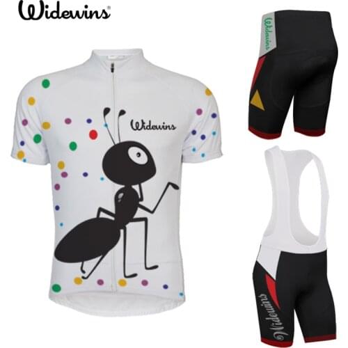 New Ant Cycling Jersey Women Design Breathable Summer Short Sleeve Cycling Shirts Quick-Dry Bike Jersey white Colors 5101