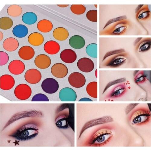 63 Color Matte Eyeshadow Palette Glitter Eye Shadow Waterproof Long Lasting Makeup Palette Shimmer Fashion Women Beauty Eyes