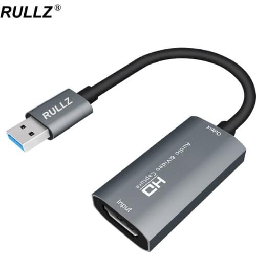 4K In HDMI-compatible USB 2.0 Audio Video Grabber Record Plate for PS4 PS5 XBOX Game Recording Live Streaming Video Capture Card