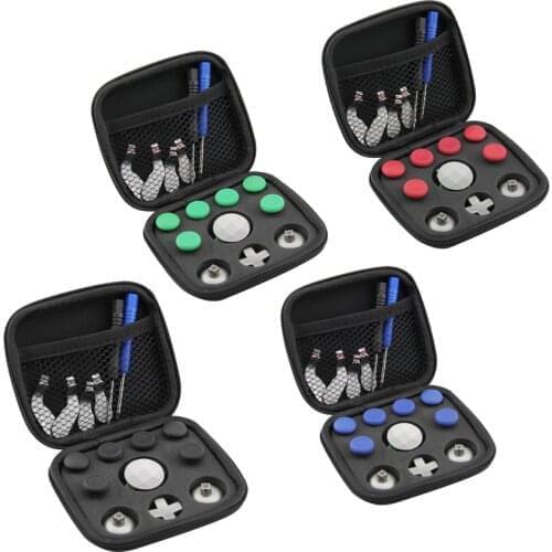 Repair full set For XboxOne Elite Wireless Controller Replacement Parts joystick Grips For PS4 With Screwdriver Storage Bag