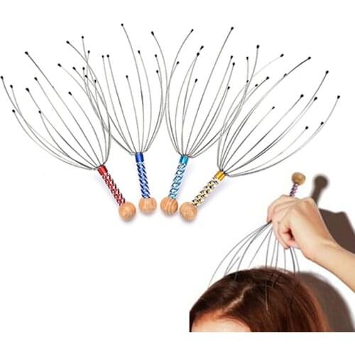 Octopus Head Claw Scalp body Massager Massage Health Care Head Neck Claw Massage Stress Release Relax pain relief Head Massager