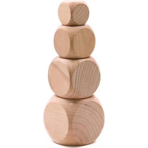 30- 60mm Blank Dice Leisure Toy Wooden Board Game Dice Wooden Dice Mahjong Game Family Entertainment Game Decoration Accessory