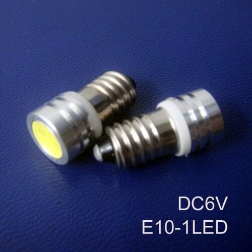 High quality 6v 0.5W E10 led Indicator Light,6.3v E10 led bulbs,lamps,lights,E10 Led Signal lamp free shipping 10pcs/lot