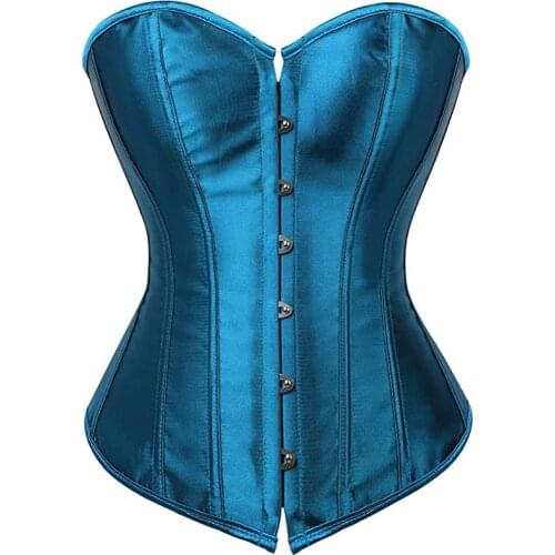2021 XXS-6XL Overbust Corset Plus Size Sexy Corselet Corsets and Bustiers Tops Red Black Pink Purple White Gothic Lingerie Women