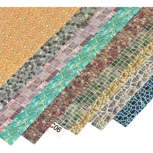 1Pc 1:12 Dollhouse Miniature Home Decor Wall Paper Wall Stickers Murals Decor 42*29cm For Dollhouse Decals New