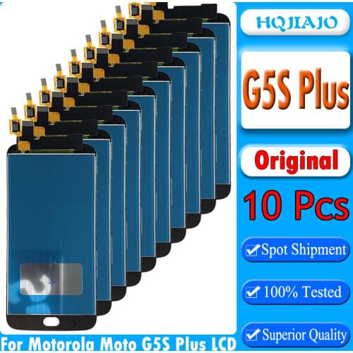 10 pieces/lot Test 5.5 For Motorola MOTO G5S Plus XT1802 XT1803 LCD Touch Screen Digitizer Display For MT XT1803 XT1806 G5s Plus