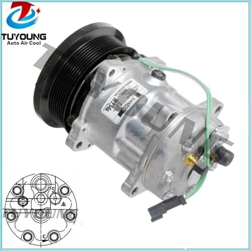 SD7H15 auto a/c compressor fit for Caterpillar 980h 2180234 2180324 1419676 1515270 1769676 SD7H154487 SD7H154737 SD7H154726