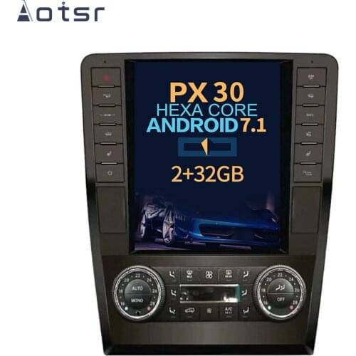 Aotsr Tesla 9.7“ Vertical screen Android 7.1 Car DVD Multimedia player GPS Navigation For Mercedes-Benz GL-X164/Benz ML-W164