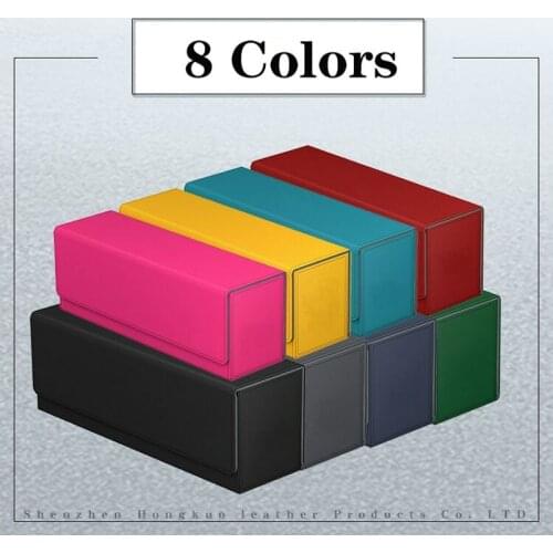 Large capacity side opening 400+ Card Box Capacity card case container collection for Board Game Sleeve Holder box