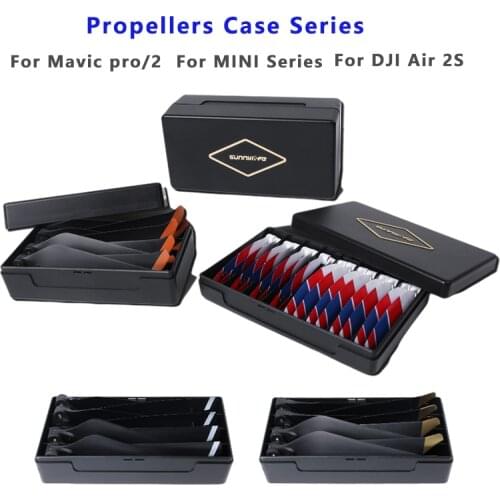 Drone Propeller Storage Case Propellers Blade Props Box for For DJI Mavic Mini se/Mini2/Mavic 2/Air 2S Accessories
