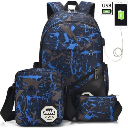 Kids Backpack Set School Bags For Boys 3Pcs children Book bags Childrens Backpack Girls Rucksacks school Knapsack