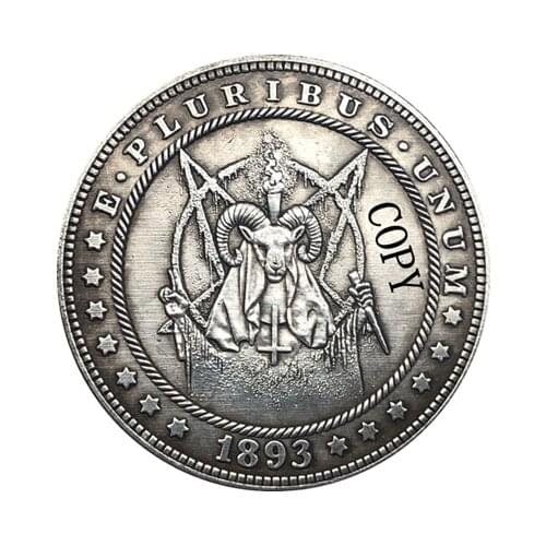 Hobo Nickel 1893-S USA Morgan Dollar COIN COPY Type 158