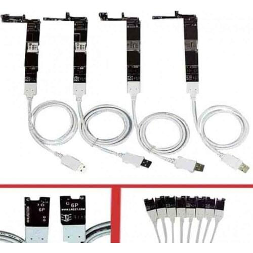 Motherboard Repair Test Cable with 6 USB Cables and Power Connector for logic board restore reboot Battery Testing Charging Cord