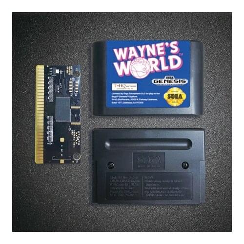 Waynes World - 16 Bit MD Game Card for Sega Megadrive Genesis Video Game Console Cartridge