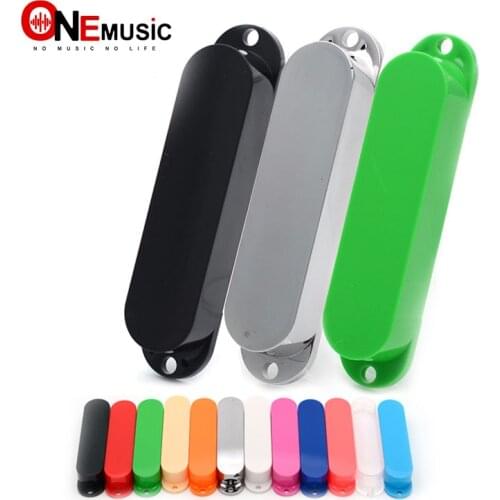 30pcs Electric Guitar ST Single Coil Pickup Sealed Cover Solid ABS Pickup Cover Multi Colour Available