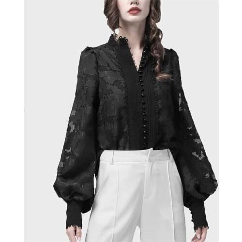 LIVIVIO Womens Office Shirts