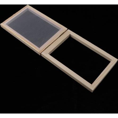 Paper Making Kit - 3pcs Papermaking Screen Frame and Deckle and Mold Kits