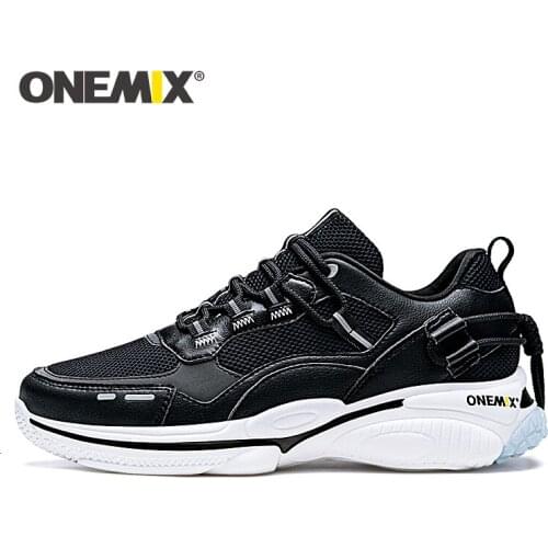ONEMIX Mens Running Shoes for Adults Sports Shoes Breathable Mesh Outdoo Casual Comfort Sport Daddy Shoes Man Platform
